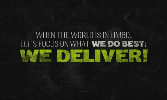 When the world is in limbo, let's focus on what we do best: we deliver! aqipa