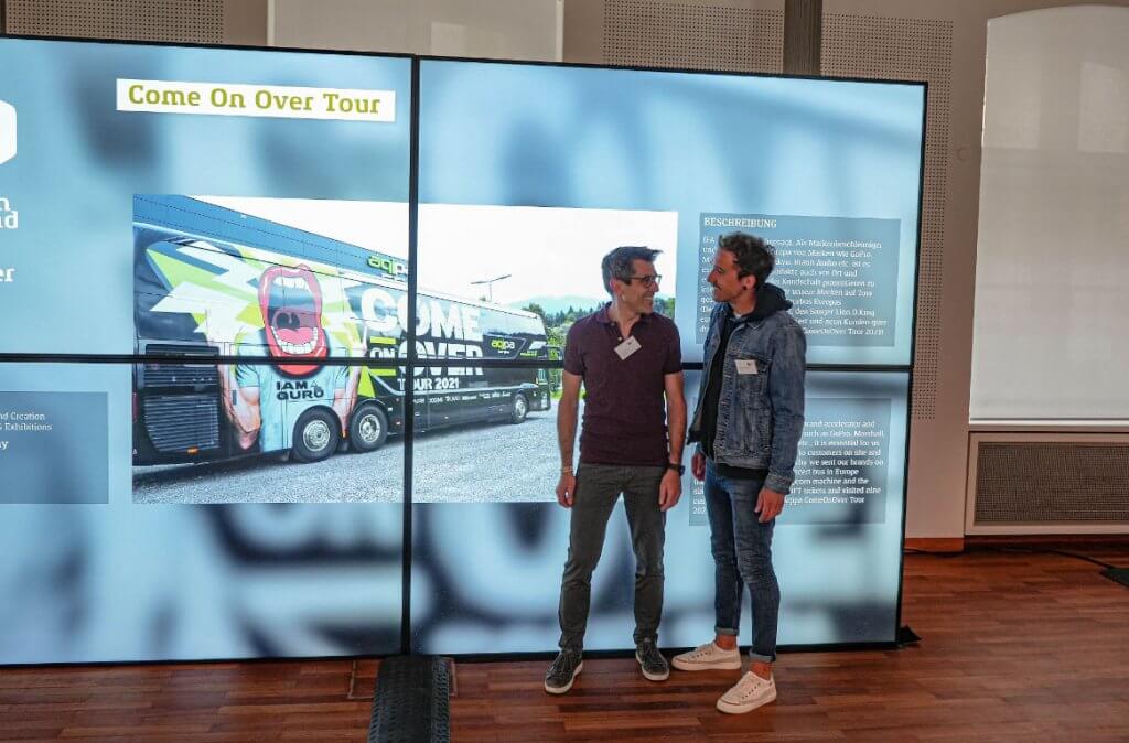 Hubert Eiter and Stephan Tiefenthaler at the German Brand Award 2022