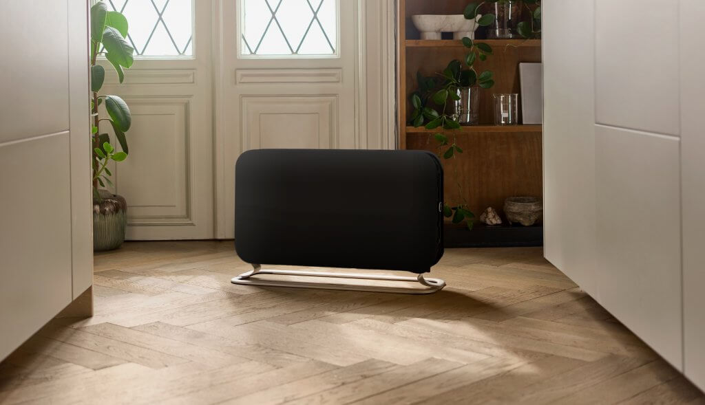 Mill heater, color black