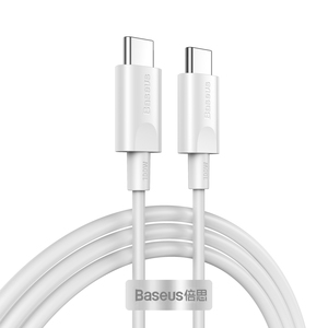 Fast Charging Cable TypeC 100W 1.5m Wht